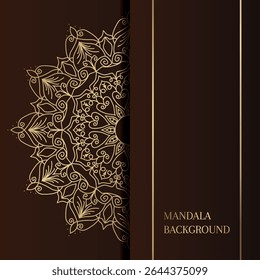 Luxury Golden luxury mandala background	