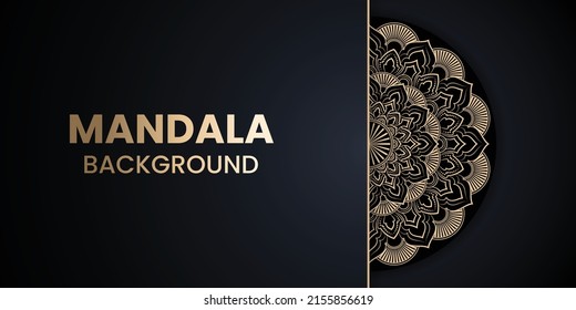 Luxury Golden Mandala Background Design