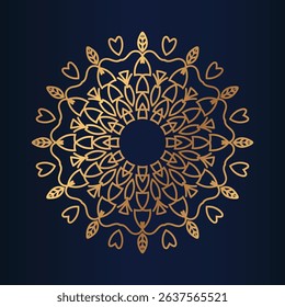 Luxury Golden Mandala Background Design Vector