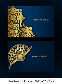 Luxury golden mandala background. Vector Illustration. Decorative Luxury mandala background design for Print, Cover, Brochure, Flyer, Banner. Modern luxury background Design.