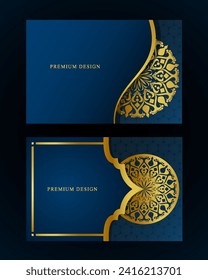 Luxury golden mandala background. Vector Illustration. Decorative Luxury mandala background design for Print, Cover, Brochure, Flyer, Banner. Modern luxury background Design.