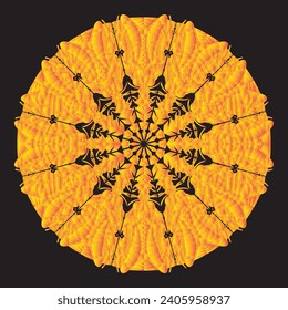 Luxury Golden Mandala Design EPS Vector