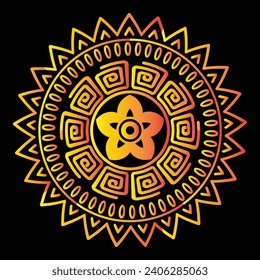 Luxury Golden Mandala Design EPS Vector