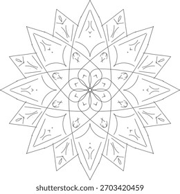 Luxury golden mandala vector background