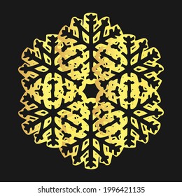 luxury golden mandala vector design