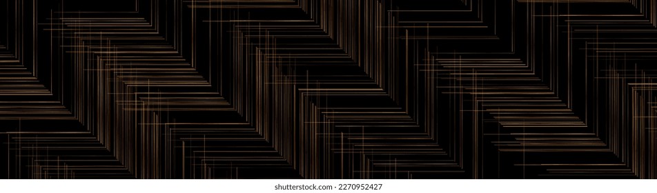 Luxury golden minimal lines abstract geometry background. Vector graphic banner design