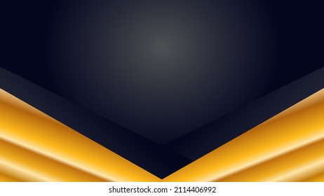 Luxury golden minimalist background vector