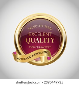  Luxury golden pink sale badges and labels. Retro vintage sale circle badge design