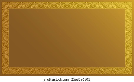 luxury golden ramadan kareem eid mubarak border arabesque islamic background banner ornament.Translation: "Muslim fasting month and celebration day".