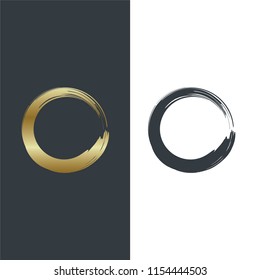 Luxury Golden shape and monochromatic one, Creative, Modern, Abstract, Initial, Logo Vector Elegant, Abstract emblem, design concept, 5K logotype element for template, 