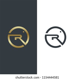 Luxury Golden shape and monochromatic one, Creative, Modern, Abstract, Initial, Logo Vector Elegant, Abstract emblem, design concept, 5K logotype element for template, 
