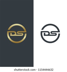 Luxury Golden shape and monochromatic one, Creative, Modern, Abstract, Initial, Logo Vector Elegant, Abstract emblem, design concept, 5K logotype element for template, 