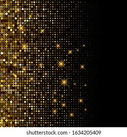 Luxury golden shiny vector background