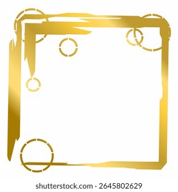 Luxury Golden Square Border Frame