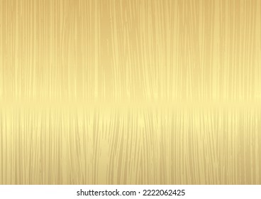 Luxury golden wooden texture. Vector vertical wooden planks. Gold wood veins pattern