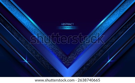 Luxury gradient blue geometric abstract background. Elegant blue Abstract Background Vector Illustration.
