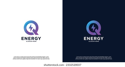 Luxury Gradient Energy Logo Design