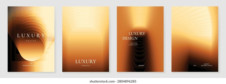 Conjunto Plantilla póster Vector