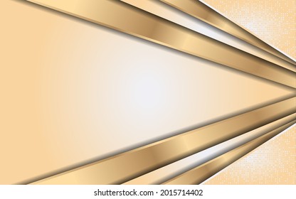 Luxury gradient yellow with line gold