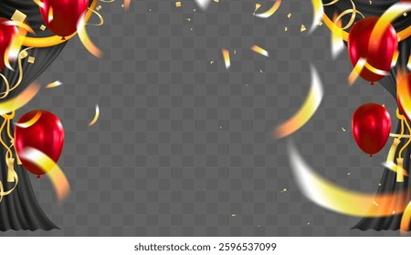 Luxury Grand Opening with Attractive Black Stage Curtain
