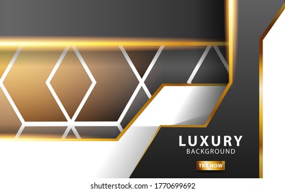 Luxury gray paper cut background. Abstract realistic layered papercut decoration textured with geometric patterns. 3d backdrop. Vector illustration. Cover layout template. Material design concept