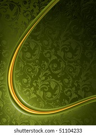 Luxury green Background, vector