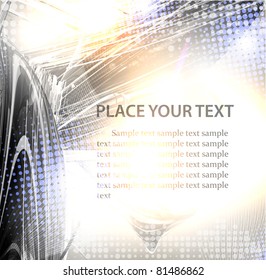 Luxury greeting card. Vector