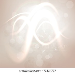 Luxury greeting card. Vector spring background. Eps10.