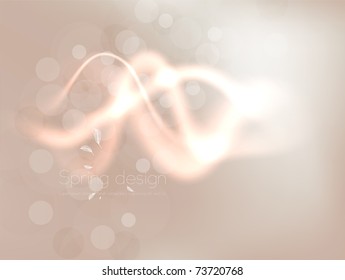 Luxury greeting card. Vector spring background. Eps10.