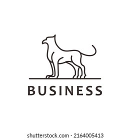 luxury griffin logo design vector illustration
