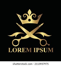 Luxury hair salon logo collection