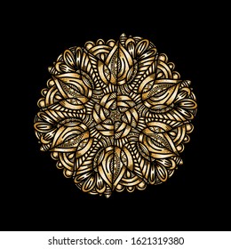 luxury hand draw mandala ornament pattern