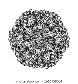 luxury hand draw mandala pattern design ornament illustration 