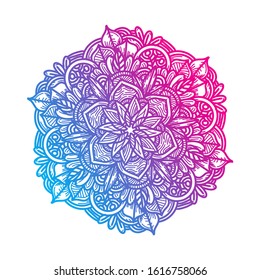 luxury hand draw mandala pattern design ornament illustration 