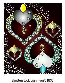 luxury hearts