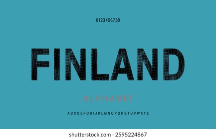 Luxury Hell Finland alphabet letters font for logo