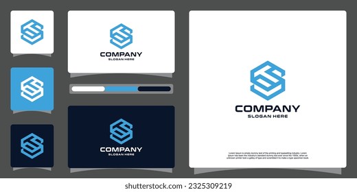 Luxury Hexagon Modern Logo Design