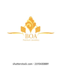 logotipo de lujo y alta calidad