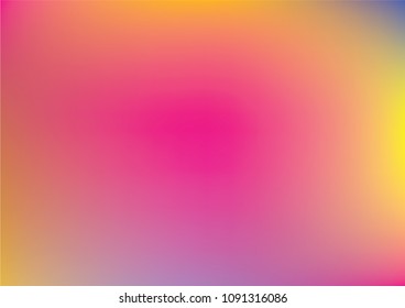 Luxury Holographic Neon Vector Background. Iridescent Gradient Funky Music Cover, Poster Texture. Bright Sky, Sunset, Sunrise or Sunset Abstract Teal or Paper. Glamour Holographic Background.
