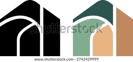 Luxury Home Architecture Logo Template