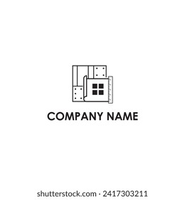 luxury home development vector logo design