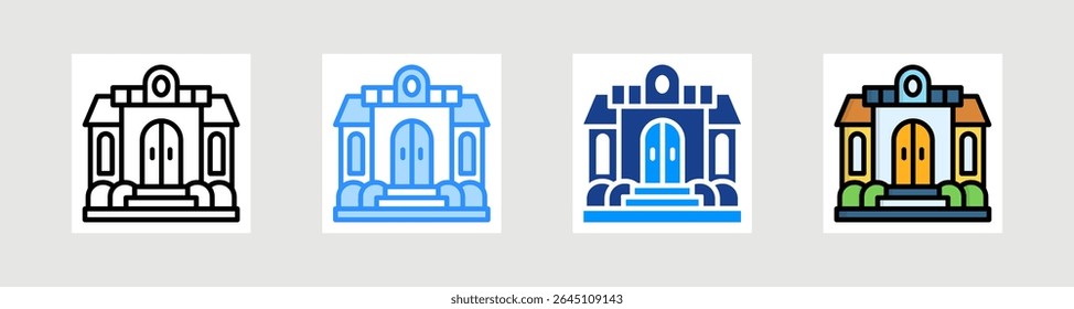 Luxury Home Icon Collection Set Multiple Style