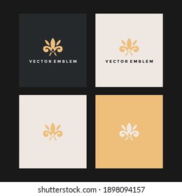 luxury home logo vector icon illustration