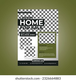 Luxury Home For Sale Flyer Template 