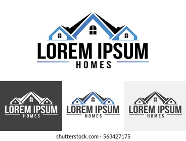 Luxury Homes Logo Template Design Vector