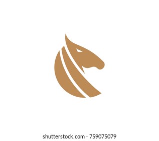 Luxury horse logo
