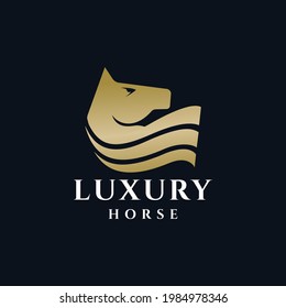 Luxury Horse Logo Design, Stable Logo Design