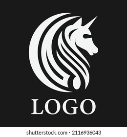 Luxury HORSE LOGO with elegant element make your branding looks great and strong, this is what you need.