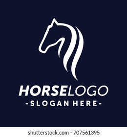 Luxury Horse Logo Vector