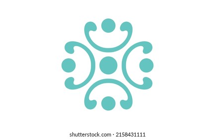 El uso del logotipo de vectores de flores humanas de lujo para Hotel, Spa, salón de belleza, cosméticos, ropa, etc